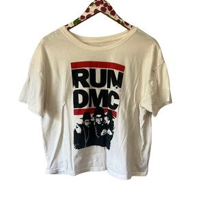 Old Navy Womens Run DMC Cropped Oversize Shirt Size L Tall
